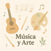 Música y Arte en tonos pasteles Acuarela papel tapiz para murales de habitaciones decoración