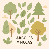 arboles y hojas s en Acuarela papel tapiz para murales de habitaciones decoración