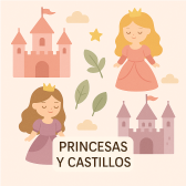 princesas y hojas s en Acuarela papel tapiz para murales de habitaciones decoración