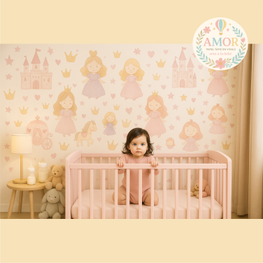 murales de hadas, estrellas fantasía para niñas papel tapiz para murales de habitaciones decoración de pared