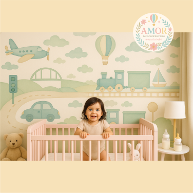murales de viajes y caminos para niñas papel tapiz para murales de habitaciones decoración de pared