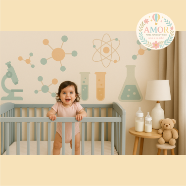 murales de ciencia para niñas papel tapiz para murales de habitaciones decoración de pared