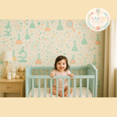 murales de ciencia para niñas papel tapiz para murales de habitaciones decoración de pared