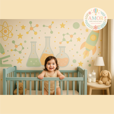 murales de ciencia para niñas papel tapiz para murales de habitaciones decoración de pared