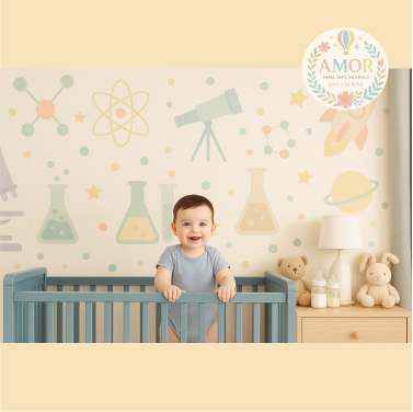 murales Ciencia para niños papel tapiz para murales de habitaciones decoración