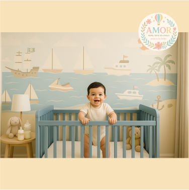 murales playas y barcos para niños papel tapiz para murales de habitaciones decoración
