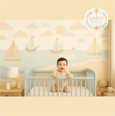 murales playas y barcos para niños papel tapiz para murales de habitaciones decoración