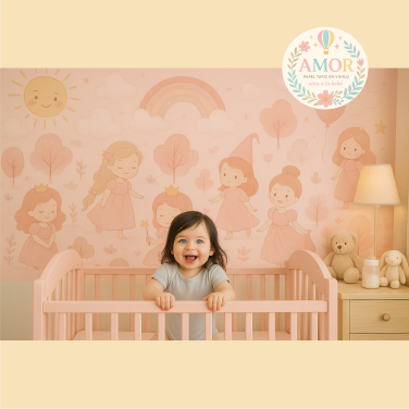 murales de princesas para niñas papel tapiz para murales de habitaciones decoración